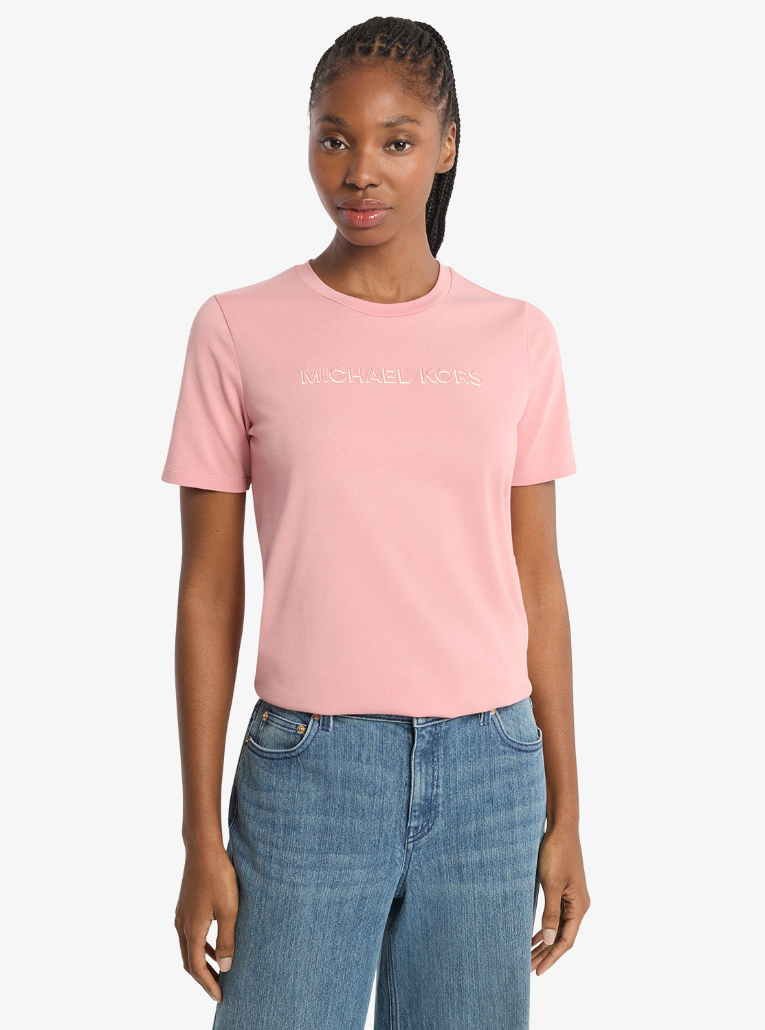 MK シャドウ エンボス ロゴ Tシャツ