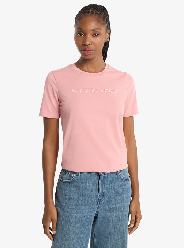 MK シャドウ エンボス ロゴ Tシャツ