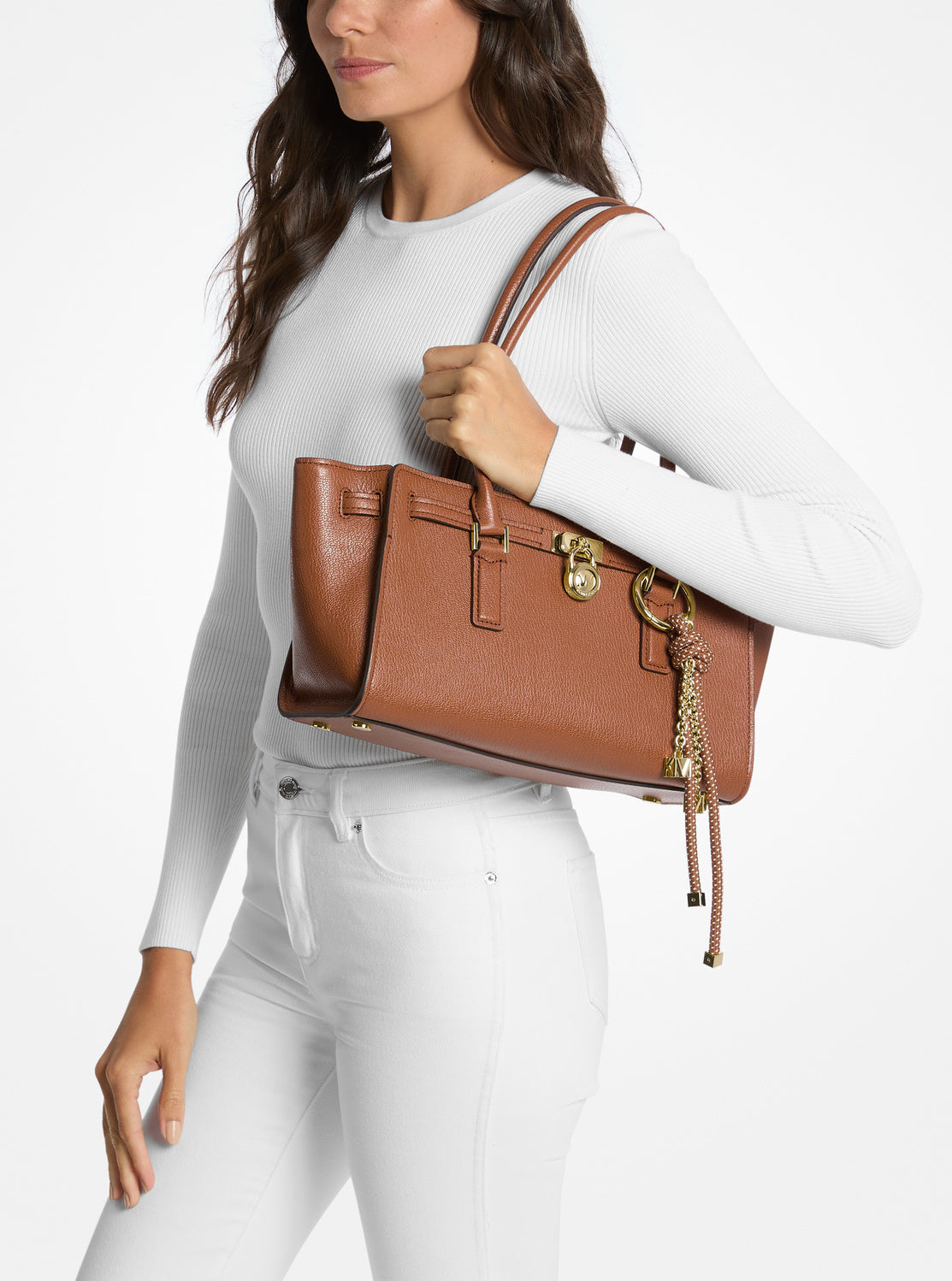 HAMILTON MODERNE ショルダートート ウィズ チャーム スモール