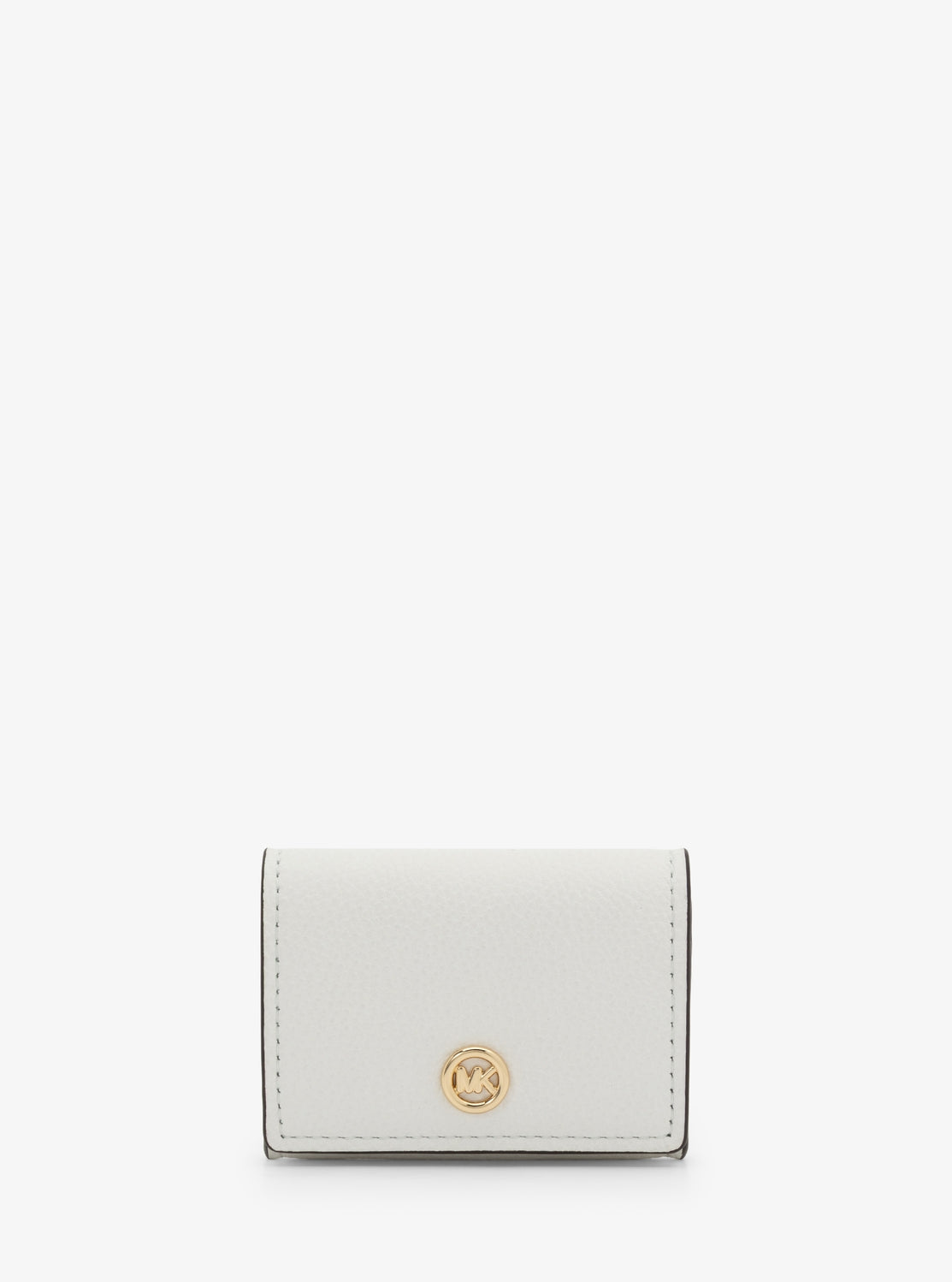 MK POP CHARM レザー フラップ カードケース スモール