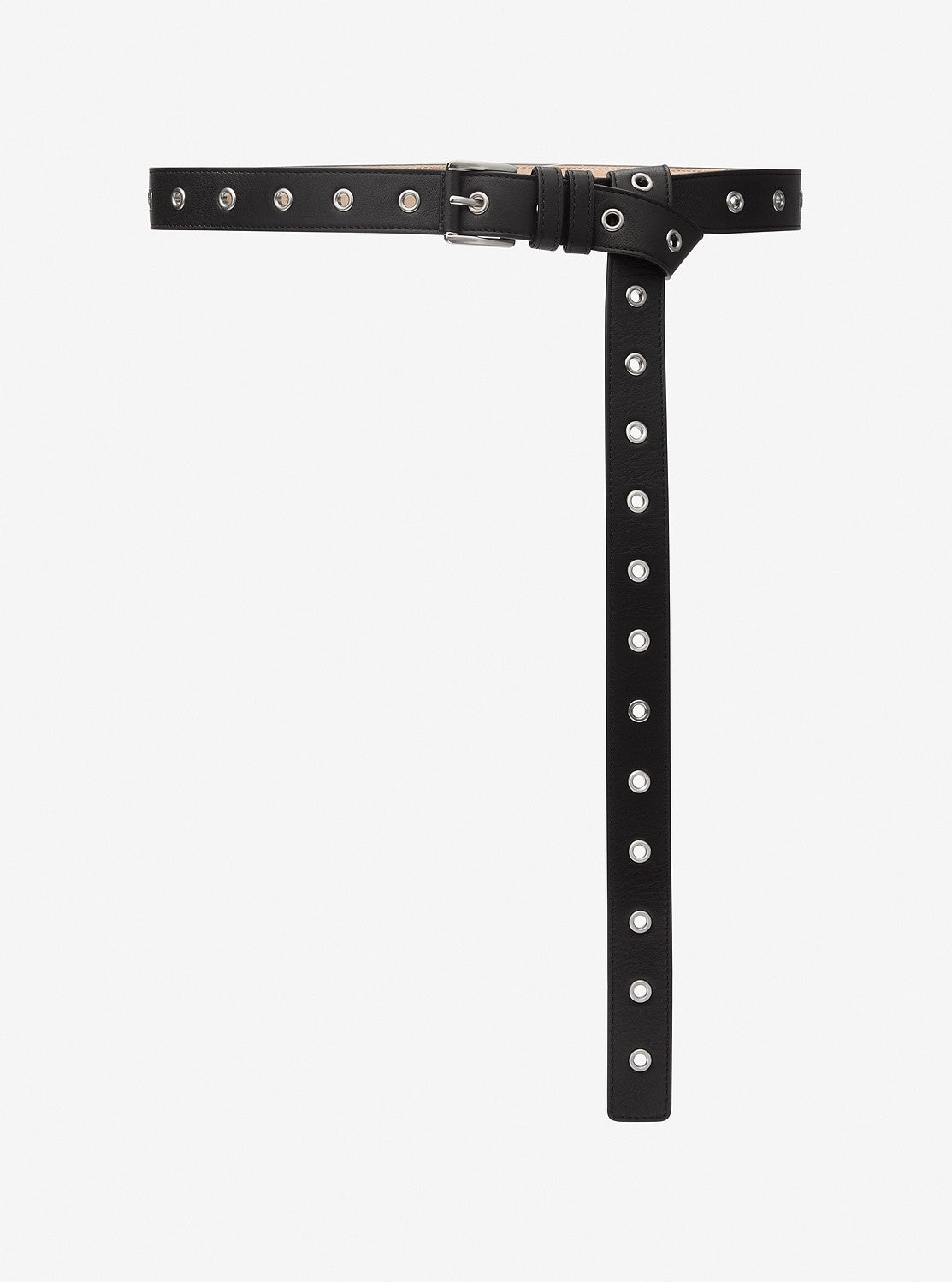 ユニセックス COLBY グロメット レザー ベルト