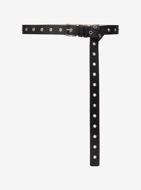 ユニセックス COLBY グロメット レザー ベルト