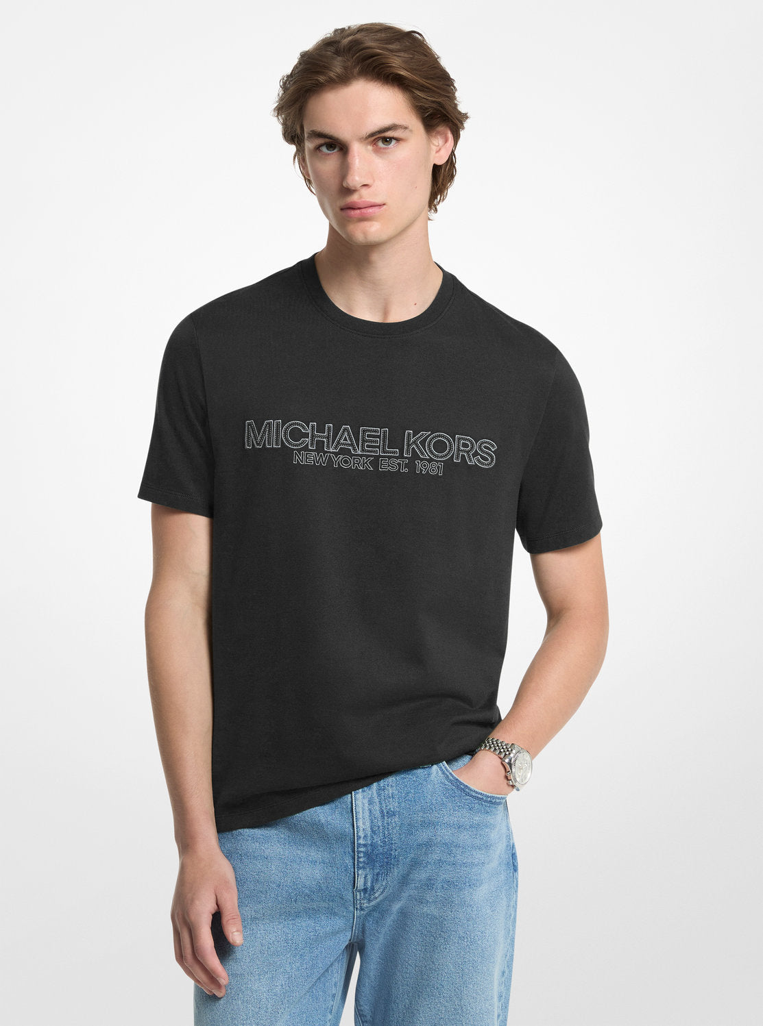 ロゴ コットン Tシャツ