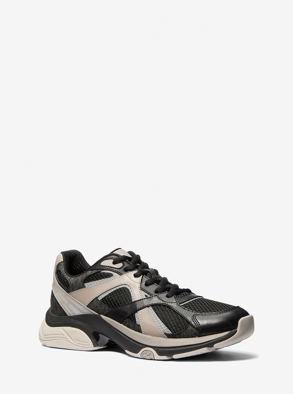 LEO ミックスミディア スニーカー - MKシグネチャー