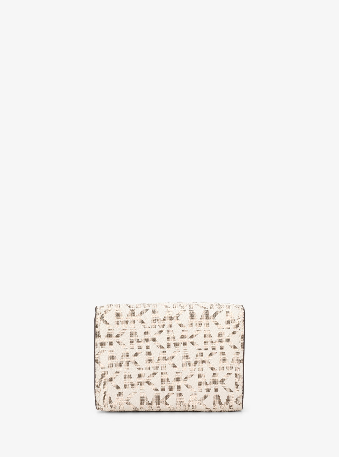 MK FACET トライフォールド フラップ ウォレット スモール - MKシグネチャー