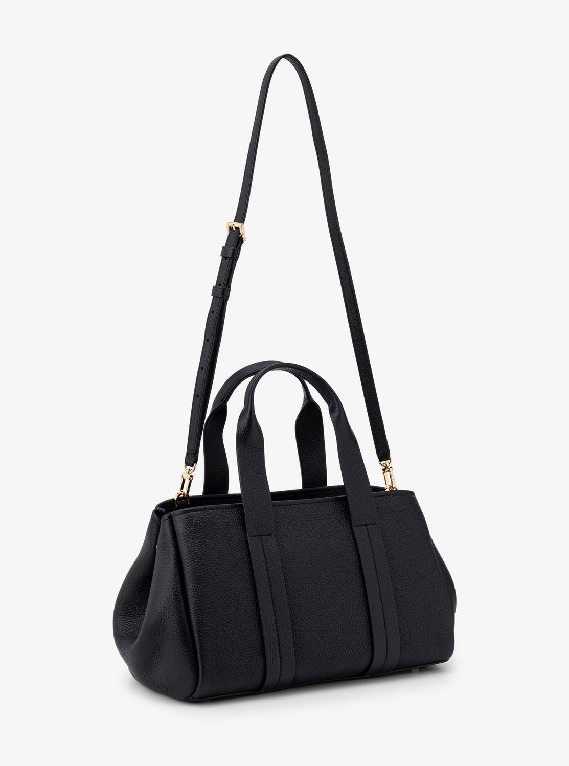 ROMEE ぺブルレザー サッチェル スモール