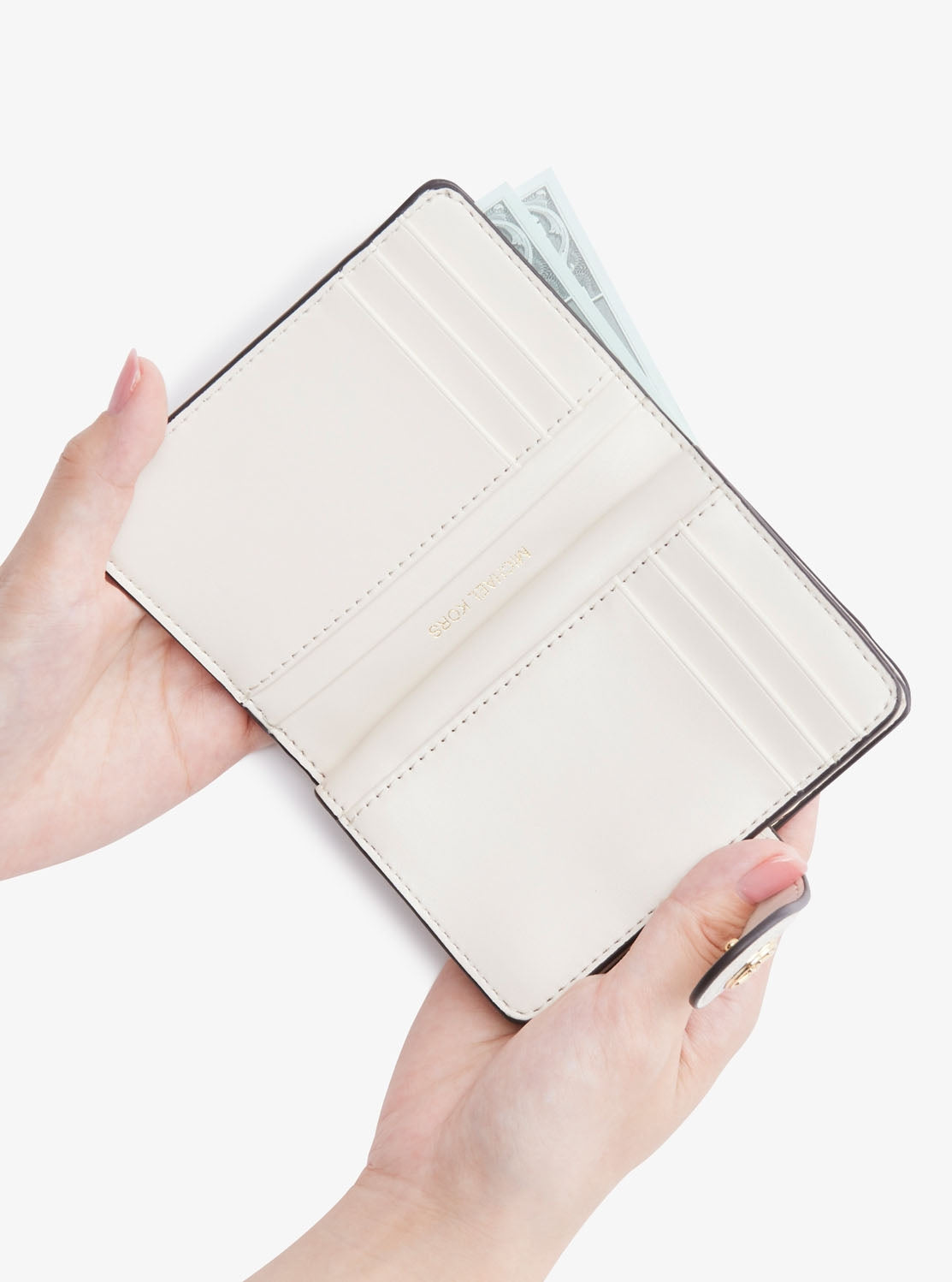 MK CHARM タブ コンパクト ポケット ウォレット スモール - MKシグネチャー