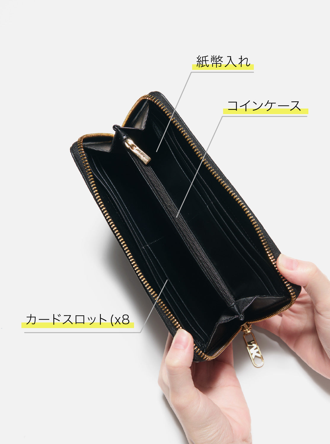 【日本限定】EMPIRE スリム ジップアラウンド コンチネンタル ウォレット ラージ