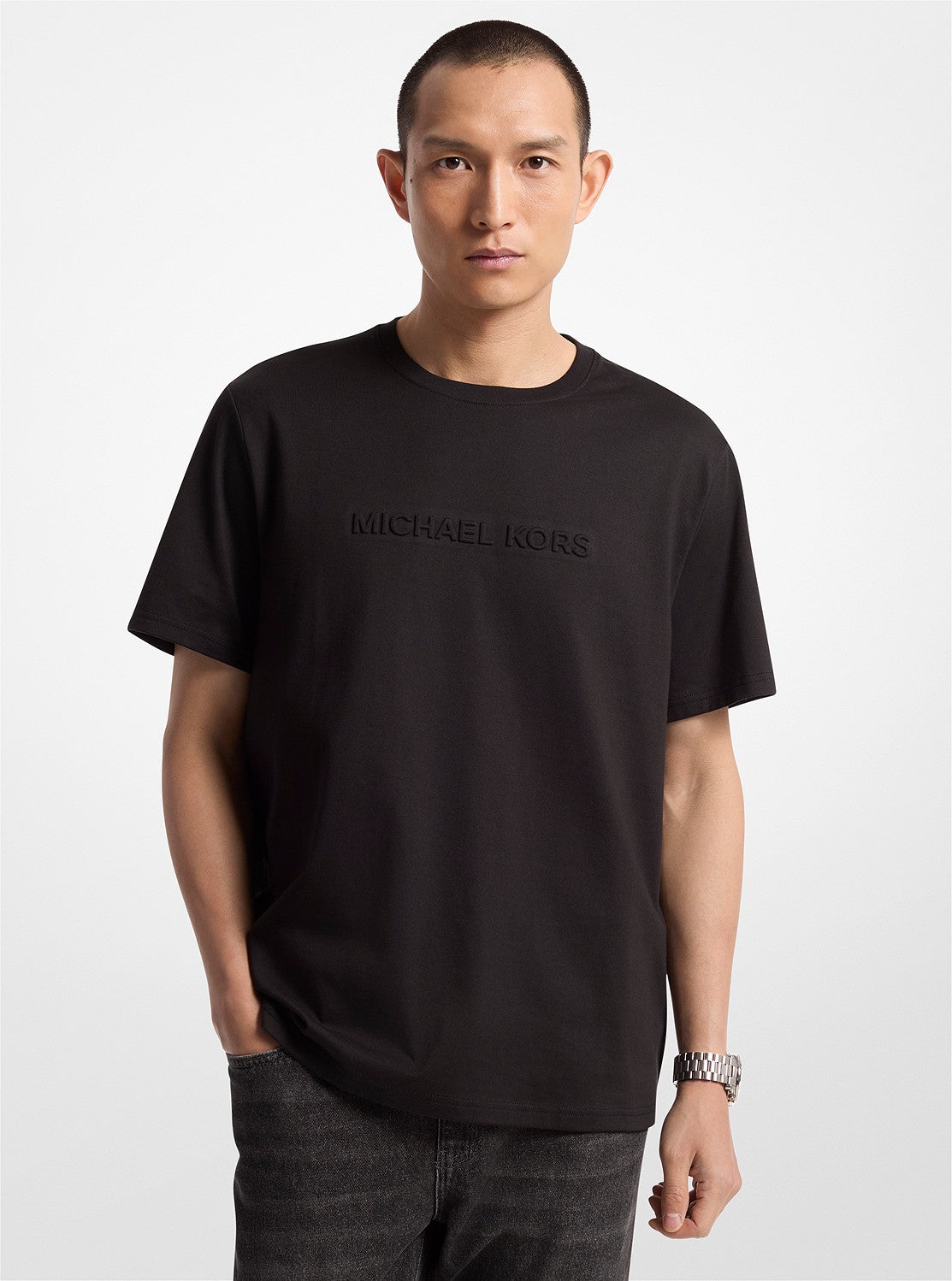 エンボス ロゴ Tシャツ