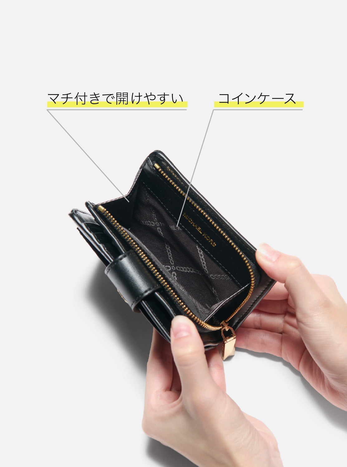 MK CHARM タブ コンパクト ポケット ウォレット スモール