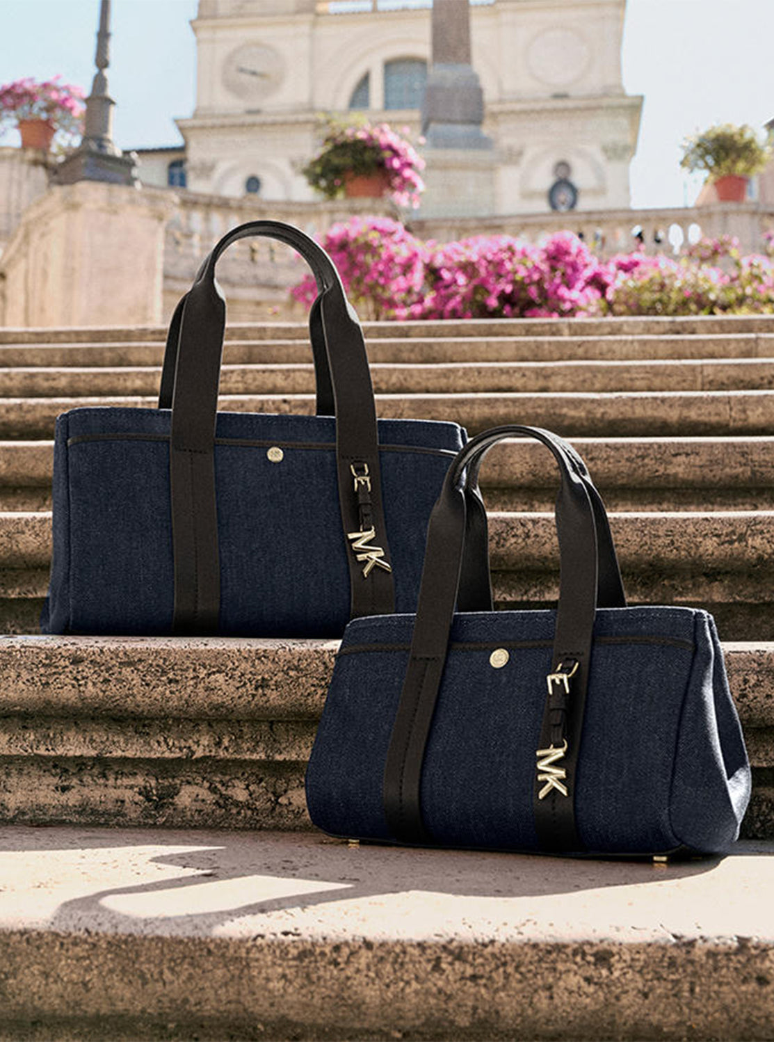日本限定】ROMEE EW デニム サッチェル スモール