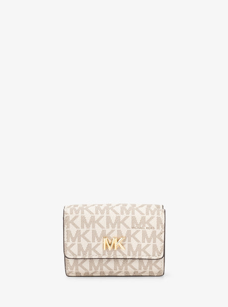 MK FACET トライフォールド フラップ ウォレット スモール - MK
