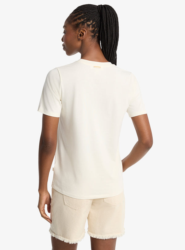 MK シャドウ エンボス ロゴ Tシャツ