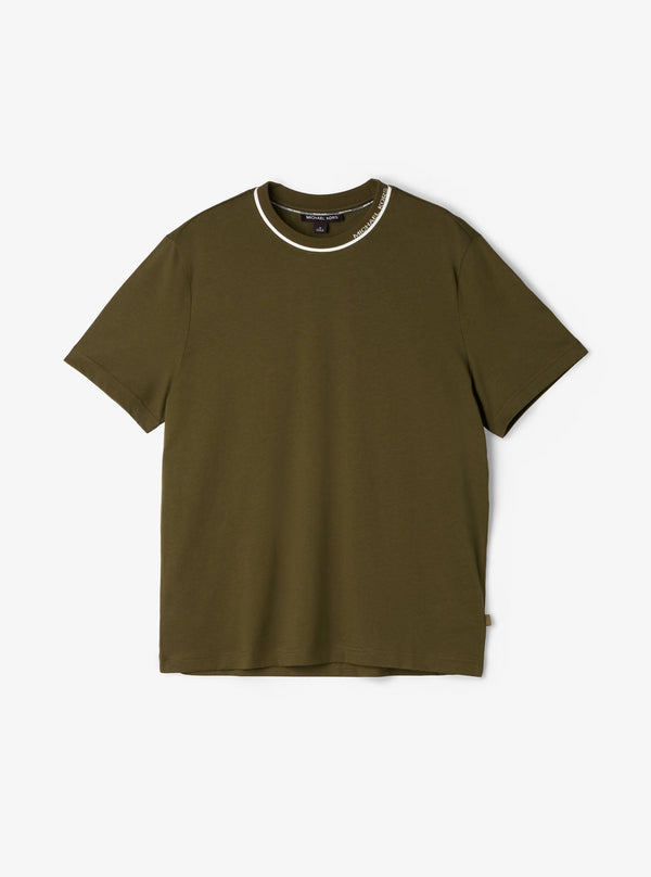 ロゴ リブ Tシャツ