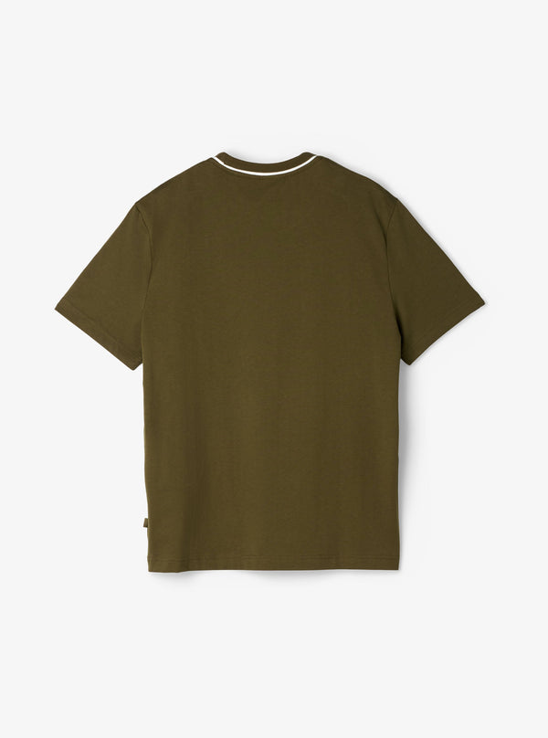 ロゴ リブ Tシャツ