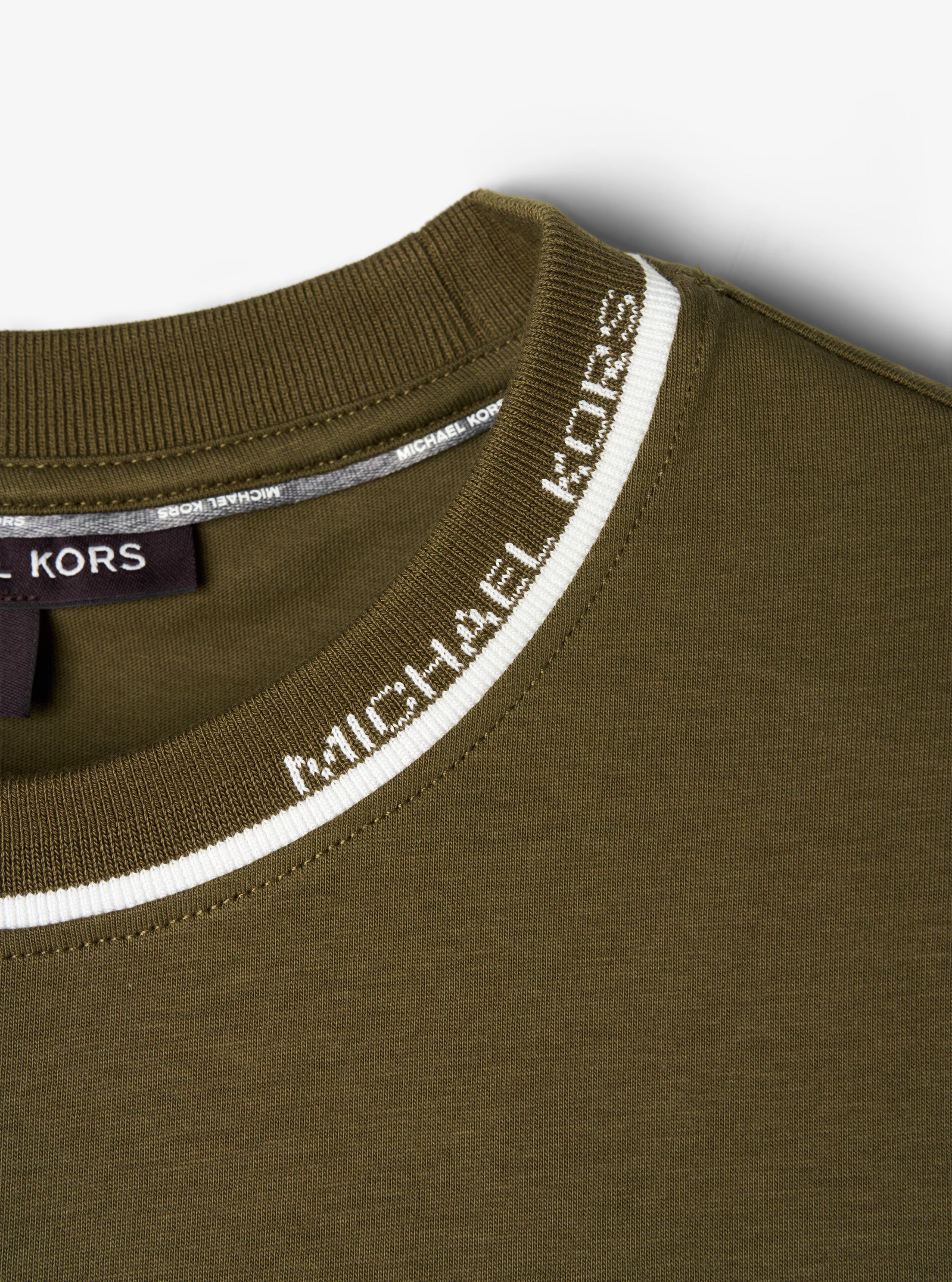 ロゴ リブ Tシャツ