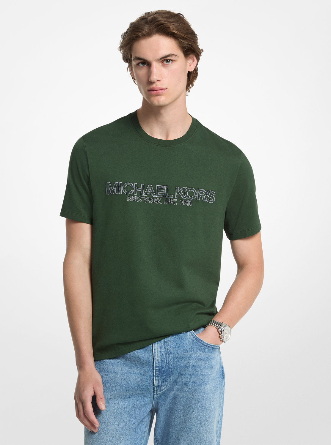 ロゴ コットン Tシャツ