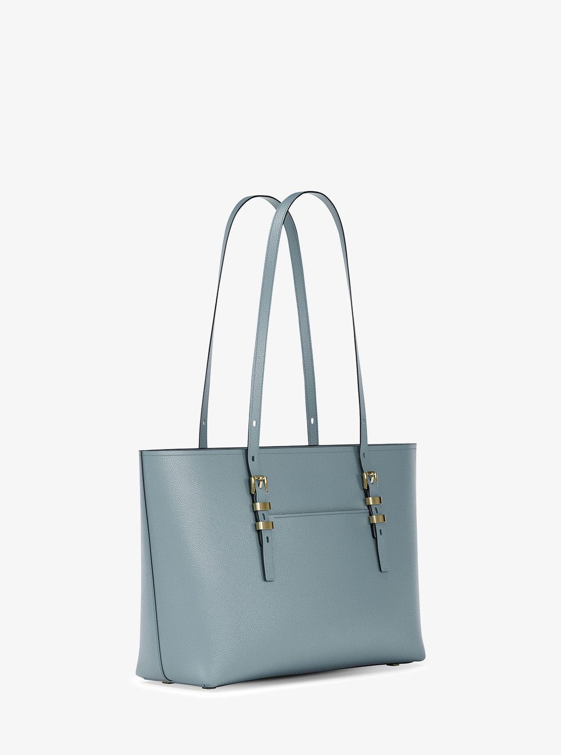 QUINN ぺブルレザー トップジップ トート ミディアム