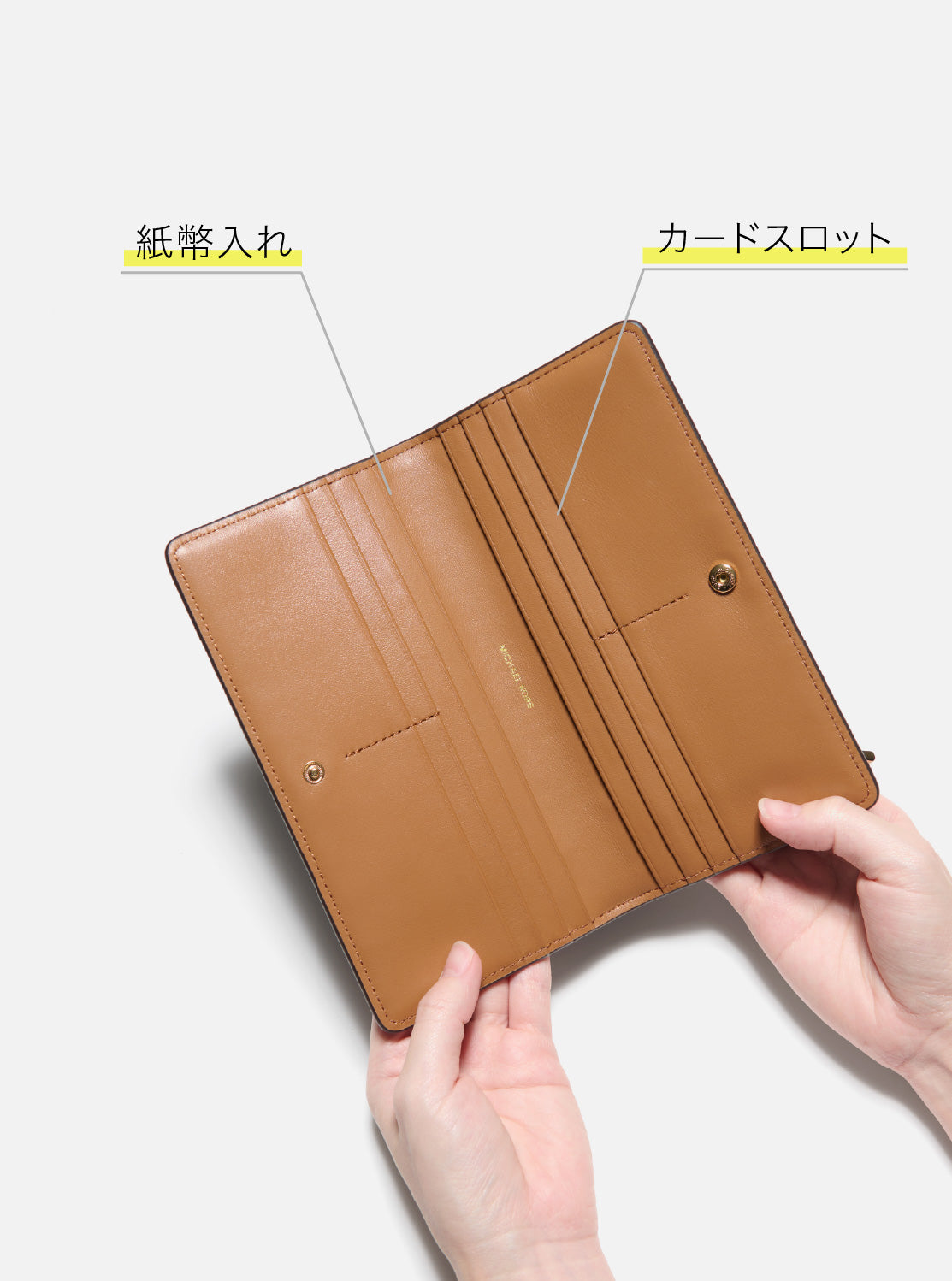 BRYANT スリム スナップ ウォレット ラージ - MKシグネチャー