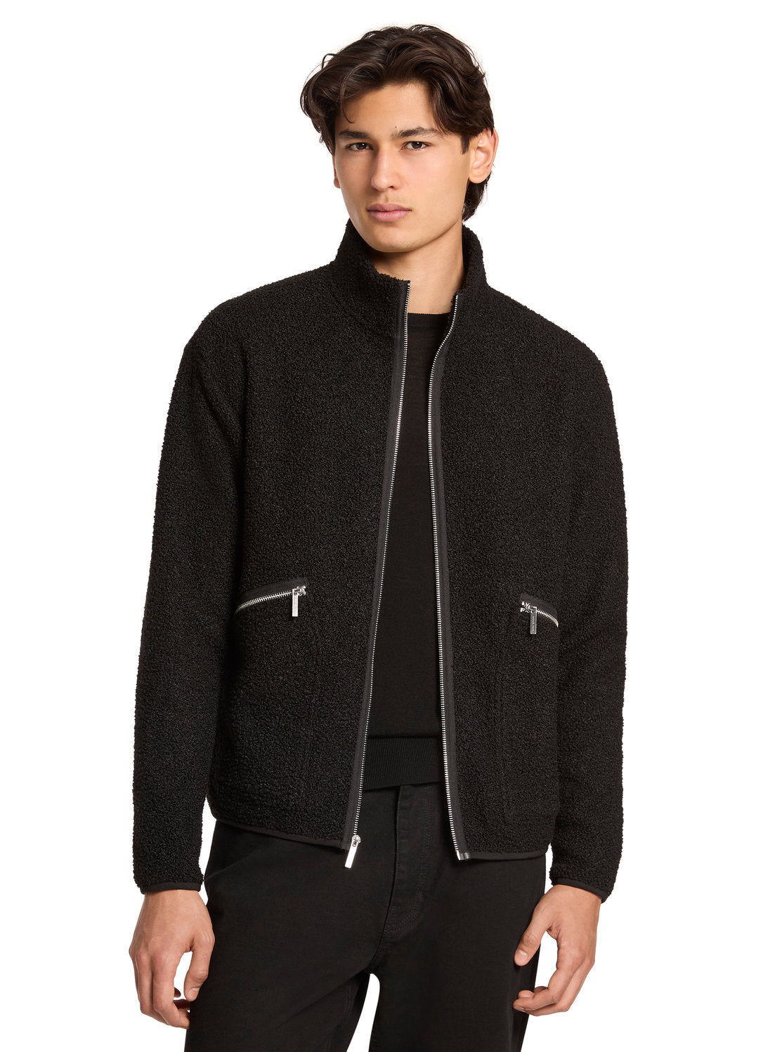 BOUCLE DKNIT FZ JACKET