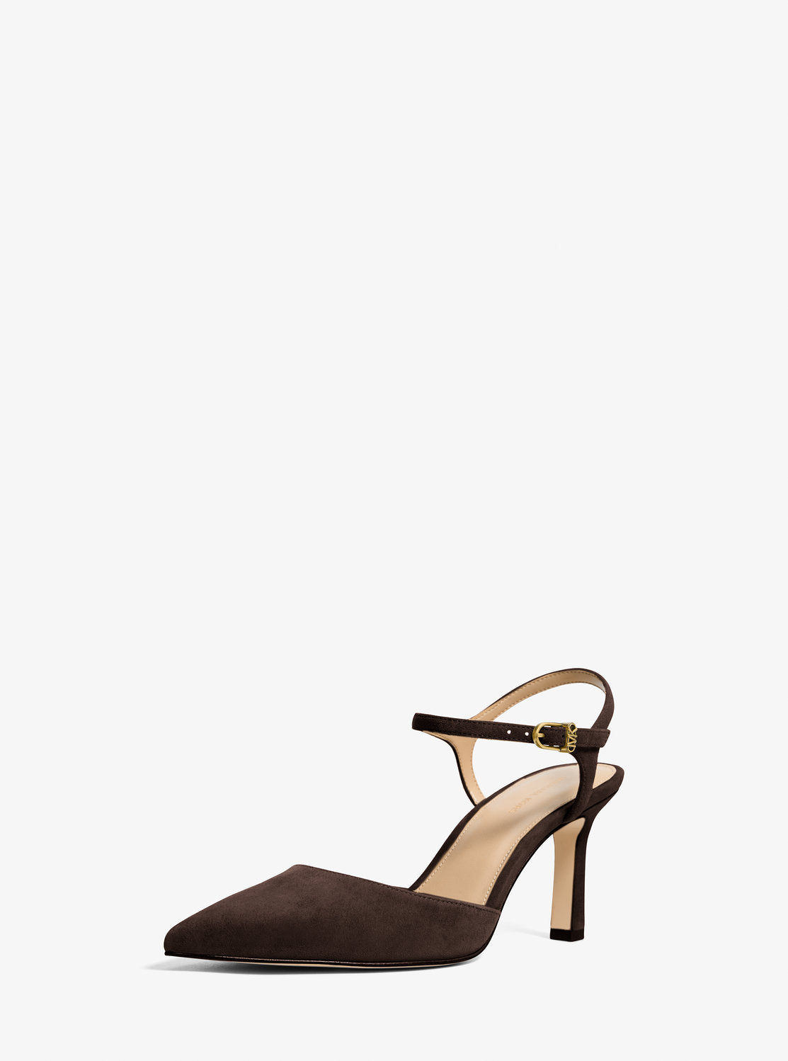 AMARA スエード スリングバッグ パンプス