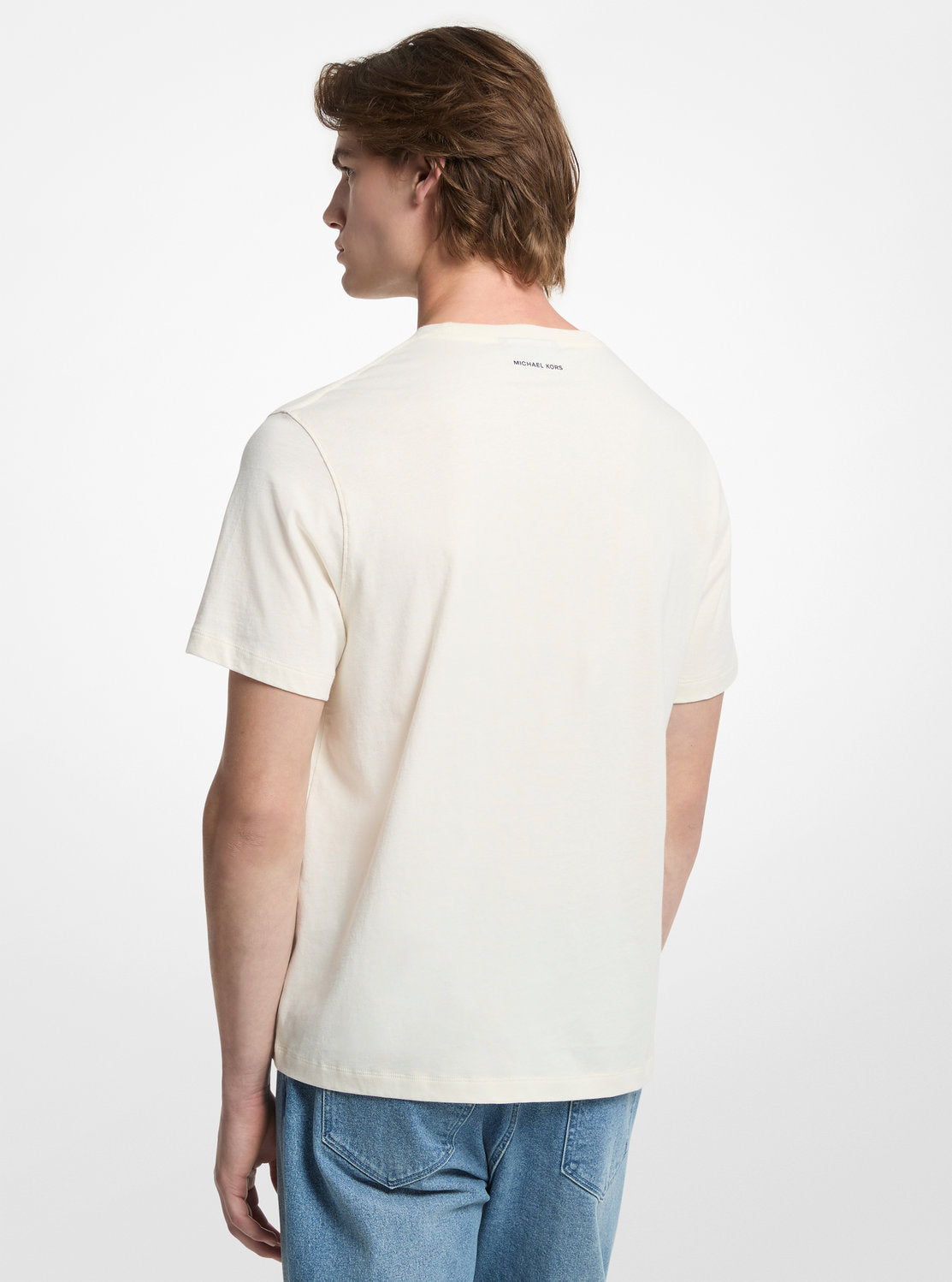 グラフィック ロゴ コットン ジャージー Tシャツ
