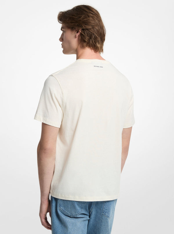 グラフィック ロゴ コットン ジャージー Tシャツ